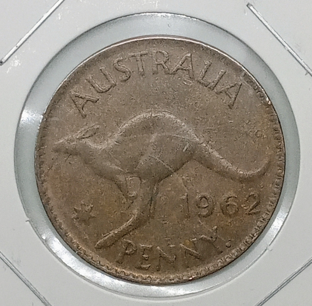 1 Penny Australia 1962, Elizabeth II, KM# 56