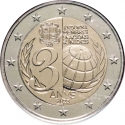 2 Euro 2023, KM# 574, Andorra, 30th Anniversary of the Accession of Andorra to UN