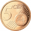5 Euro Cent 2014-2022, KM# 522, Andorra