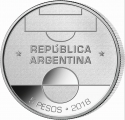 5 Pesos 2018, Argentina, 2018 Football (Soccer) World Cup in Russia