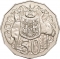 50 Cents 1985-1997, KM# 83, Australia, Elizabeth II