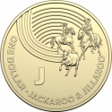 1 Dollar 2019, Australia, Elizabeth II, The Great Aussie Coin Hunt, J - Jackaroo and Jillaroo
