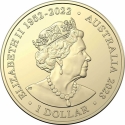1 Dollar 2023, KM# 4479, Australia, Charles III, Aussie Big Things, The Big Blue Heeler