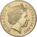 2 Dollars 2017, Australia, Elizabeth II, Lest We Forget, Anzac Day