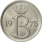 25 Centimes 1964-1975, KM# 153, Belgium, Baudouin