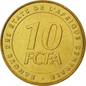10 Francs 2006, KM# 19, Central African States