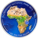 1000 Francs 2023, Djibouti, 50th Anniversary of the Kilimanjaro National Park