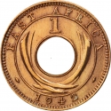 1 Cent 1942, KM# 29, East Africa, George VI