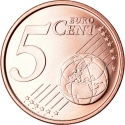 5 Euro Cent 2011-2023, KM# 63, Estonia