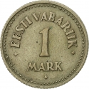 1 Mark 1924, KM# 1a, Estonia