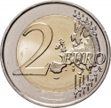 2 Euro 2021, KM# 2944, France, UNICEF, 75th Anniversary