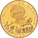 10 Francs 1983, KM# 952, France, 200th Anniversary of the Montgolfier Balloon