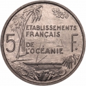 5 Francs 1952, KM# 4, French Oceania