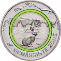 5 Euro 2019, KM# 380, Germany, Federal Republic, Climate Zones of the Earth, Temperate Zone