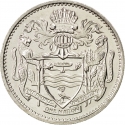 25 Cents 1967-1992, KM# 34, Guyana