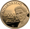 1000 Forint 2013, Adamo# EM258, Hungary, Children's Literature, The Stars of Eger by Géza Gárdonyi