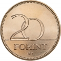 20 Forint 2020, KM# 982, Hungary, Tribute to the Heroes of Emergency