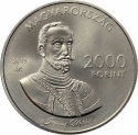2000 Forint 2015, KM# 885, Hungary, Hungarian Castles, Jurisics Castle