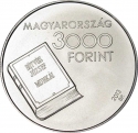 3000 Forint 2013, Adamo# EM261, Hungary, 200th Anniversary of Birth of József Eötvös