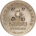 5000 Forint 2008, KM# 810, Hungary, 100th Anniversary of Birth of Edward Teller