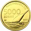 5000 Forint 2012, KM# 843, Hungary, London 2012 Summer Olympics, Canoeing