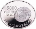 5000 Forint 2014, KM# 871, Hungary, Hungarian Nobel Prize Winners, Róbert Bárány