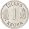 1 Krona 1976-1980, KM# 23, Iceland