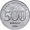 500 Rupiah 2016, KM# 73, Indonesia, National Hero, Tahi Bonar Simatupang