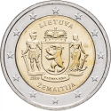 2 Euro 2019, KM# 247, Lithuania, Lithuanian Ethnographic Regions, Žemaitija