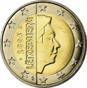 2 Euro 2002-2006, KM# 82, Luxembourg, Henri