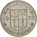 1 Rupee 1956-1978, KM# 35, Mauritius, Elizabeth II