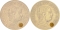 5 Centavos 1970-1976, KM# 427, Mexico, 1973: round top 3 (left), flat top 3 (right)