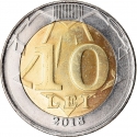 10 Lei 2018-2020, KM# 156, Moldova