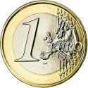 1 Euro 2014-2023, KM# 350, Netherlands, Willem-Alexander