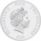 2 Dollars 2016, Niue, Elizabeth II, Sherlock, Doctor John Watson
