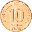 10 Sentimo 1995-2017, KM# 270, Philippines