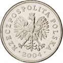 10 Groszy 1990-2016, Y# 279, Poland