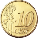 10 Euro Cent 2002-2007, KM# 743, Portugal
