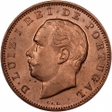 20 Reis 1882-1886, KM# 527, Portugal, Luís I