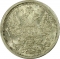 20 Kopecks 1867-1917, Y# 22a, Russia, Empire, Alexander II, Alexander III, Nicholas II, Mint master mark: НФ