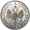 50 Kopecks 1859-1885, Y# 24, Russia, Empire, Alexander II, Alexander III, Mint master mark: АБ
