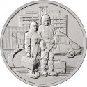 25 Rubles 2020, CBR# 5015-0054, Russia, Federation, Man of Labour, Health Workers