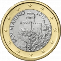 1 Euro 2017-2023, KM# 561, San Marino