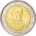 2 Euro 2004, KM# 467, San Marino, Bartolomeo Borghesi