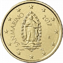 50 Euro Cent 2017-2023, KM# 560, San Marino