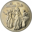 10 Shillings 1979, KM# 31, Somalia, 10th Anniversary of Republic, Dhaanto
