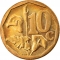 10 Cents 2004, KM# 326, South Africa