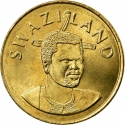 5 Emalangeni 1999, KM# 53, Swaziland (eSwatini), Mswati III, 25th Anniversary of the Central Bank