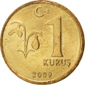 1 Kuruş 2009-2023, KM# 1239, Turkey