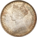 1 Florin 1851-1887, KM# 746, United Kingdom (Great Britain), Victoria